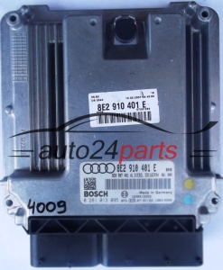 KOMPUTER STEROWNIK SILNIKA AUDI A6 2.7 TDI 8E2910401E, 8E2 910 401 E, 8E0907401AL, 8E0 907 401 AL, BOSCH 0281013095, 0 281 013 095 DIESEL EDC16CP34 - 