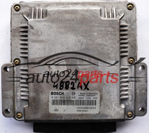 ΜΟΝΑΔΑ ΕΛΕΓΧΟΥ ΚΙΝΗΤΗΡΑ RENAULT MEGANE SCENIC 1.9 DCI BOSCH 0281010819, HOM8200039569, 8200166362
