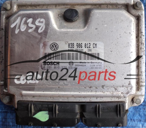 ΜΟΝΑΔΑ ΕΛΕΓΧΟΥ ΚΙΝΗΤΗΡΑ VW VOLKSWAGEN LUPO 1.7 SDI 038906012CM, 038 906 012 CM, BOSCH 0281010379, 0 281 010 379, DIESEL EDC15UM+ 3302