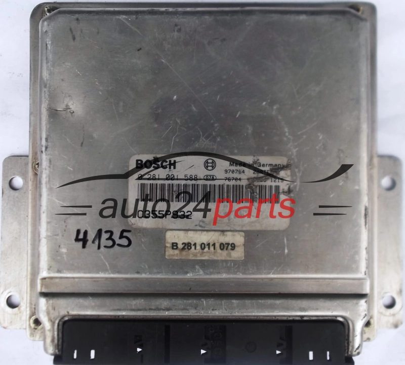 Centralina do motor Alfa Romeo 156 2.4 JTD 0281001588 C365Y932
