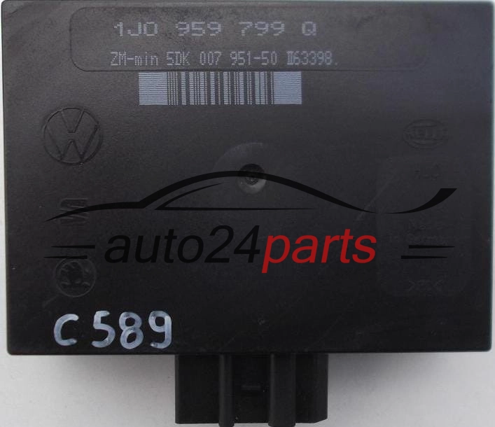 CENTRALKA MODUL STEROWNIK KOMFORTU VW SEAT SKODA HELLA 5DK 007 951-50
