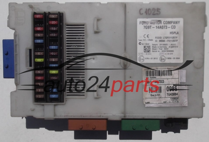 SKRZYNKA BEZPIECZNIKÓW MODUL FORD GALAXY MONDEO 2.0 TDCI 7G9T-14A073-CD