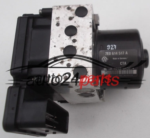 ABS PUMPE BLOCK HYDRAULIKPUMPE STEUERGERÄT VOLKSWAGEN TRANSPORTER 7E0 614 517 A / 7E0614517A / 10021204304 / 7E0 907 379 E / 7E0907379E / 10092903063 / 10061933221