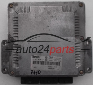 Μονάδα Ελέγχου Κινητήρα RENAULT LAGUNA 2.2 DCI BOSCH 0 281 010 637, 0281010637, 8200211711, 8200085386 