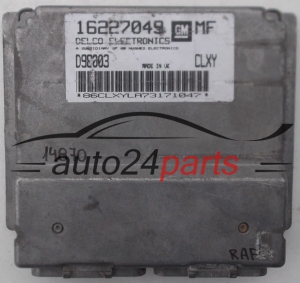 ECU ENGINE CONTROLLER OPEL ASTRA G DELCO 16227049 MF, 16227049MF, D98003, CLXY