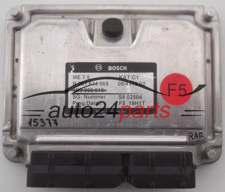 ECU ENGINE CONTROLLER AUDI BOSCH B 261 634 065, B261634065, 0261634065, 261634065, 4B0 906 048, 4B0906048