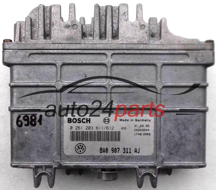 CENTRALINA DO MOTORE SEAT CORDOBA 1.6 BOSCH 0261203611, 8A0907311AJ