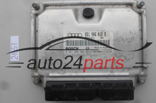 KOMPUTER STEROWNIK SILNIKA AUDI 1.8 BOSCH 0 261 206 906, 0261206906, 8D1 9060 18 B, 8D1906018B -