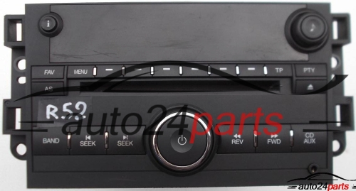 RADIO CD CHEVROLET BH 96 628 256 / BH96628256 / 122000-8070D101 / NE700292 