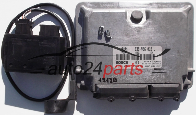 KOMPUTER STEROWNIK SILNIKA SEAT AROSA VOLKSWAGEN LUPO 1.7 SDI AKU 038 906 013 L, 038906013L, BOSCH 0 281 001 748, 0281001748