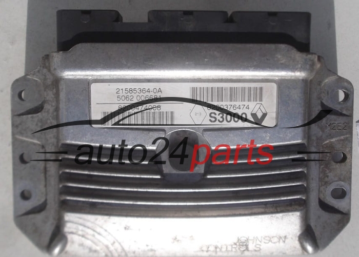 CALCULATEUR MOTEUR RENAULT MODUS 1.6 JOHNSON CONTROLS 21585364-0A, 215853640A, 8200474008, 8200376474 