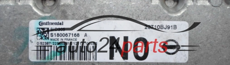 Μονάδα Ελέγχου Κινητήρα NISSAN NV200 SID305 S180067166 A, S180067166A, 23710BJ91B