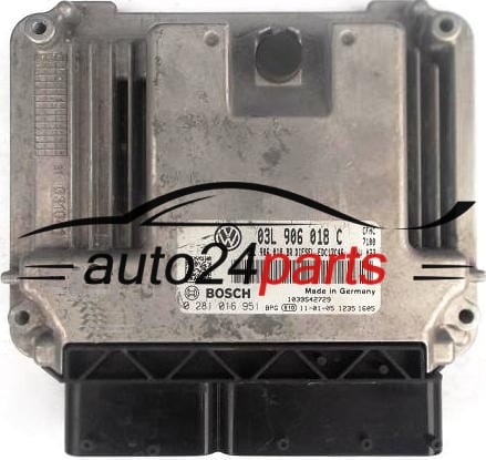 ΜΟΝΑΔΑ ΕΛΕΓΧΟΥ ΚΙΝΗΤΗΡΑ SKODA OCTAVIA 2.0 TDI 03L906018C, 03L906018BR, BOSCH 0281016951