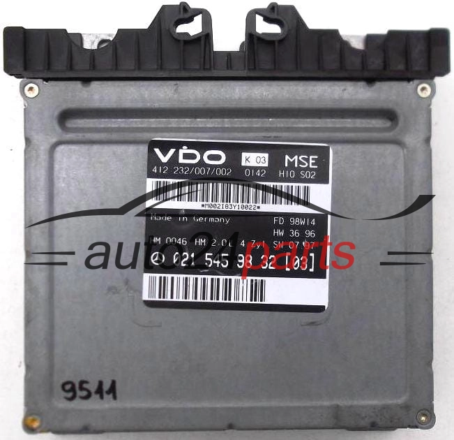 KOMPUTER STEROWNIK SILNIKA MERCEDES W210 E-KLASS E200 A0215459832, 0215459832, 021 545 98 32, 412 232/007/002, 412232007002