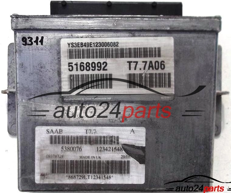 CENTRALINA MOTORE  SAAB 9-5 2.3, T77A06, 5380076, 123421548, 5168992