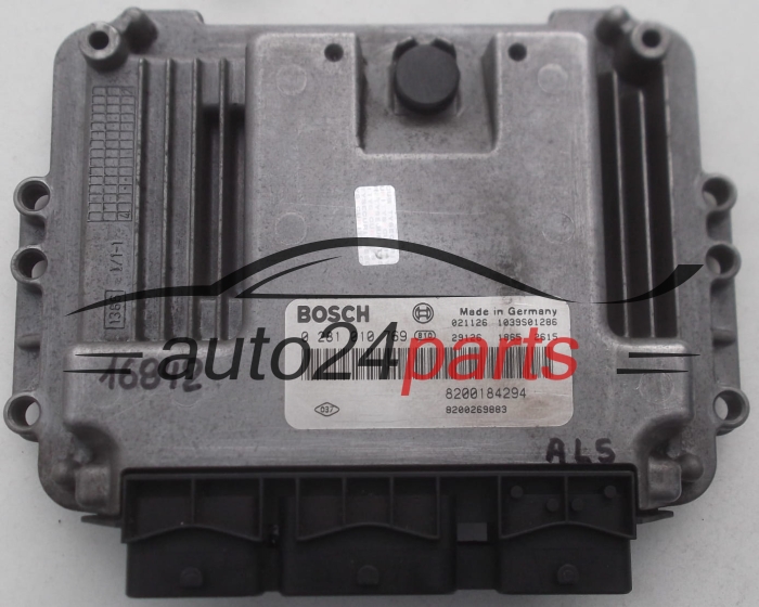 MOTORSTEUERGERÄT ECU STEUERGERÄT RENAULT MEGANE 1.9 DCI BOSCH 0 281 010 769, 0281010769, 8200184294, 8200269883 1039S01286 