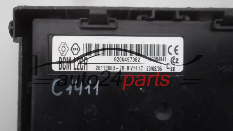 Centralina modulo comfort  BCM RENAULT CLIO MODUS 8200497362, 28113680-7B
