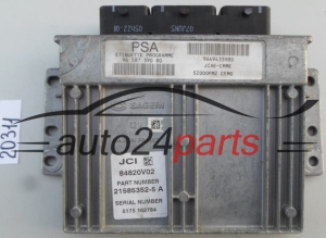 KOMPUTER STEROWNIK SILNIKA CITROEN 1.4 Sagem 21585352-5 A, 215853525A, PSA 96 587 390 80, 9658739080, 9649433980 - 20311
