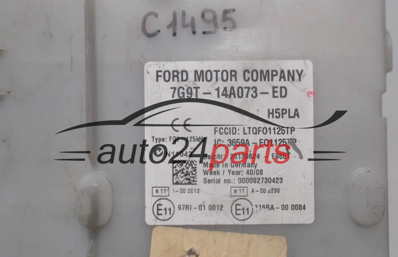 Ηλεκτρικό κιβώτιο θρυαλλίδων FORD Delphi 28130624-F9551, 7G9T-14A073-ED 