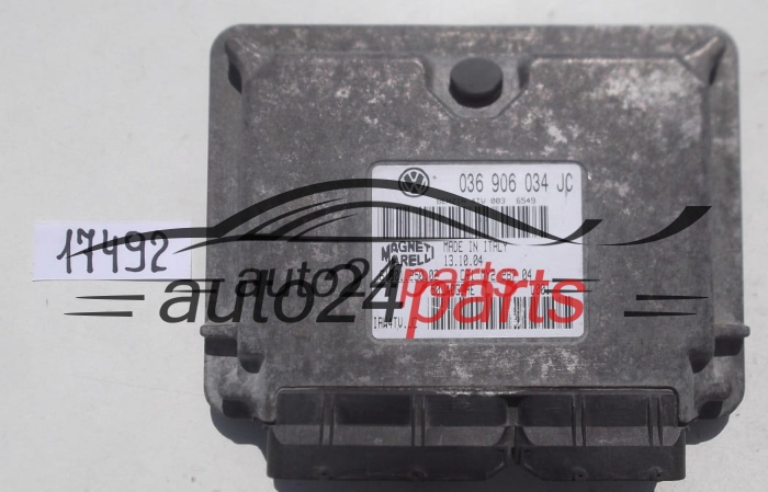 MOTORSTEUERGERÄT ECU STEUERGERÄT VW VOLKSWAGEN POLO 1.4 MAGNETI MARELLI IAW4TV.JC, IAW4TVJC, 036 906 034 JC, 036906034JC, 61601.250.02, 6160125002