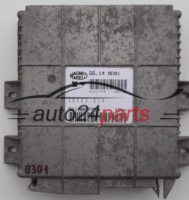 Μονάδα Ελέγχου Κινητήρα PEUGEOT 306 1.4 MAGNETI MARELLI G6.14 0D01, G6140D01, 9618087780, 16223.114, 16223114