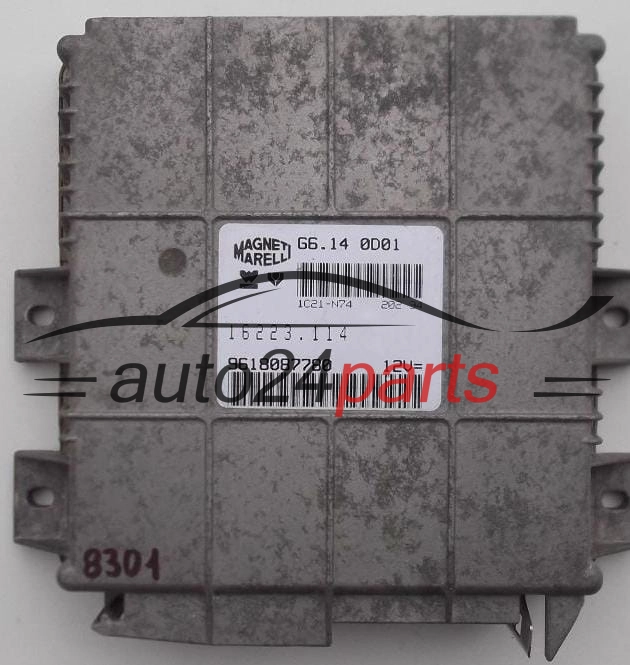 Μονάδα Ελέγχου Κινητήρα PEUGEOT 306 1.4 MAGNETI MARELLI G6.14 0D01, G6140D01, 9618087780, 16223.114, 16223114