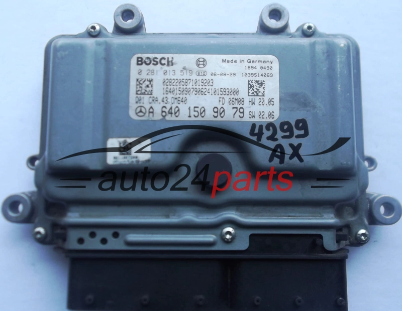 calculateur moteur pour mercedes w169 a200 2.0 cdi