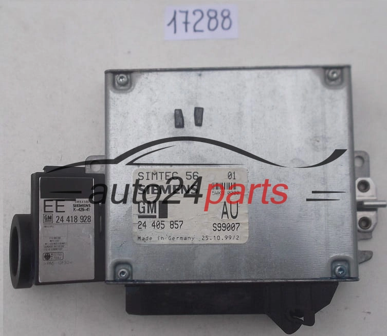MOTORSTEUERGERÄT ECU STEUERGERÄT OPEL VECTRA 2.0 X20XEV 24405857