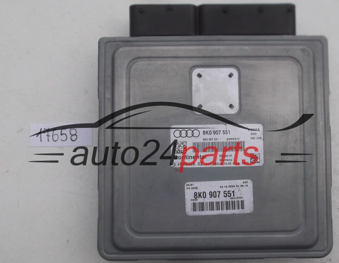 KOMPUTER STEROWNIK SILNIKA AUDI A4 S4 3.0 TFSI 8K0907551, 8K0 907 551, CONTINENTAL 5WP46406