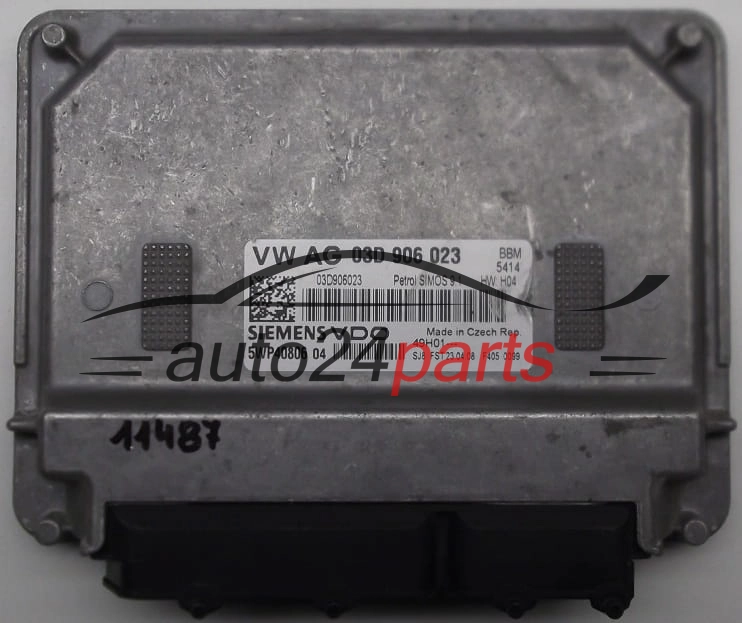 KOMPUTER STEROWNIK SILNIKA SEAT IBIZA 1.2 BBM 03D906023, 03D 906 023, SIEMENS VDO 5WP40806 04