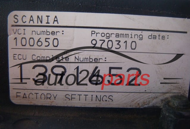 CENTRALINA DO MOTORE SCANIA 1391652, VCI100650