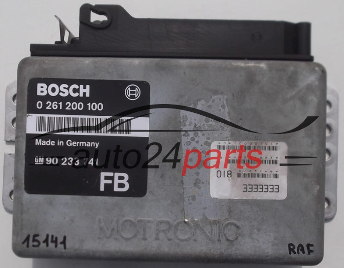 BOSCH 0 261 200 100, 0261200100, GM 90 233 741 FB, 90233741FB