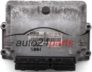 KOMPUTER STEROWNIK SILNIKA FIAT PUNTO 1.9 JTD BOSCH 0 281 010 846, 0281010846, 46815965, 18842RAA- 5881, 10178, 13943