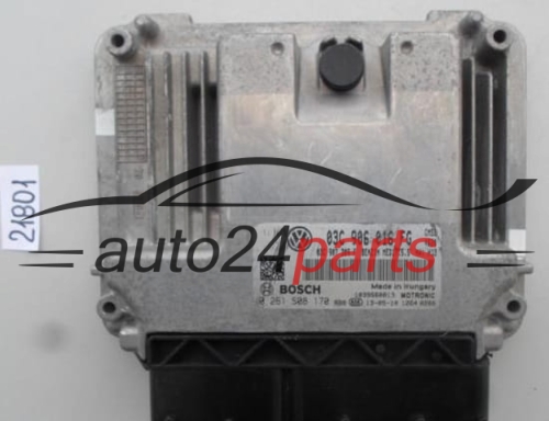 Μονάδα Ελέγχου Κινητήρα VW VOLKSWAGEN JETTA BOSCH 0 261 S08 170, 0261S08170, 03C 906 016 FG, 03C906016FG, MED17.5.5 