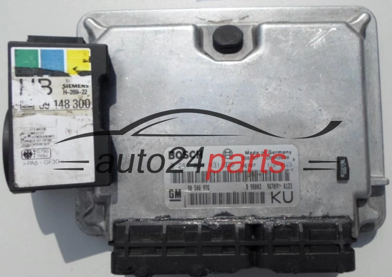 ECU CENTRALITA DE MOTOR  OPEL ASTRA VECTRA ZAFIRA 2.0 DTI BOSCH 0 281 001 631, 90 508 976 KU