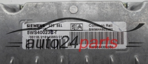 ECU ENGINE CONTROLLER CITROEN PEUGEOT 5WS40023C-T, 5WS40023CT, SW9644803380, HW9644302380 