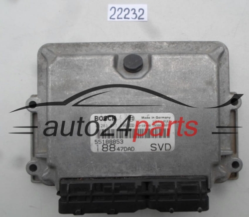 CENTRALINA DO MOTORE FIAT PUNTO BOSCH 0 281 011 496, 0281011496, 55188853