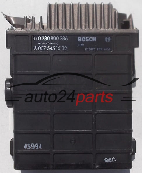 CENTRALINA DO MOTORE MERCEDES W124 C124 S124 E-KLASA 300 E BOSCH 0 280 800 286, 0280800286, 007 545 15 32