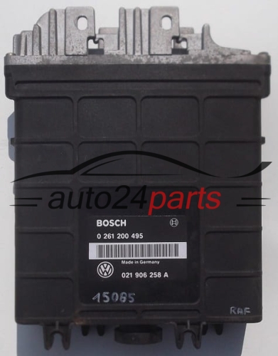 KOMPUTER STEROWNIK SILNIKA VOLKSWAGEN GOLF BOSCH 0 261 200 495, 0261200495, 021 906 258 A, 021906258A