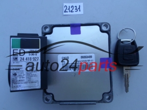 Sterownik silnika Opel Astra Corsa Vectra Zafira 1.4 Z14XE 1.6 Z16XE Z16SE 09353489DHUD HSFI21 – zdjęcie 2
