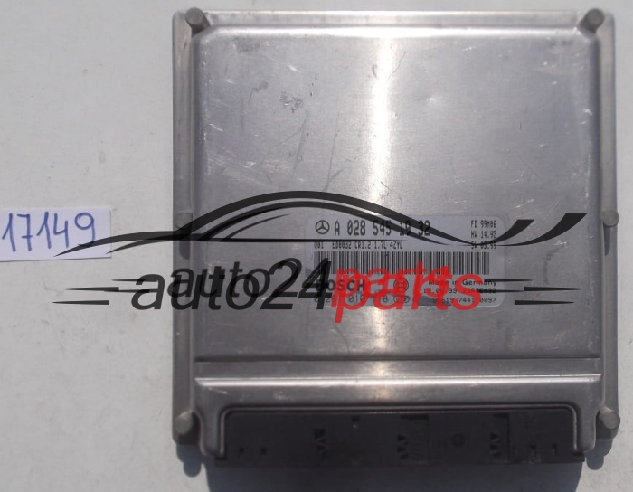 CALCULATEUR MOTEUR MERCEDES W168 1.7 CDI BOSCH 0 281 010 118, 0281010118, A 028 545 19 32, A0285451932, 0285451932