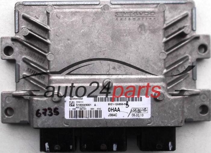 CENTRALITA DE MOTOR FORD FIESTA 1.6 8V21-12A650-HB 8V2112A650HB, 12A650HB, S180049001 A, S180049001A, 0HAA, J38AC.jpg