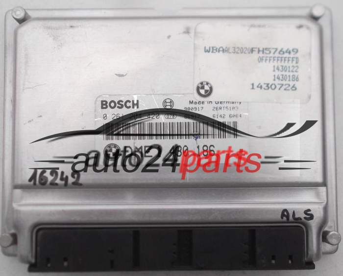 Μονάδα Ελέγχου Κινητήρα BMW 3 E36 E46 BOSCH 0 261 204 420, 0261204420, DME 1 430 186, DME1430186, 1430186