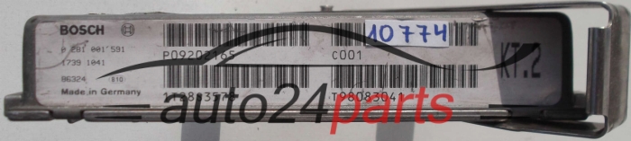 ΜΟΝΑΔΑ ΕΛΕΓΧΟΥ ΚΙΝΗΤΗΡΑ VOLVO V70 S70 2.5 TDI BOSCH 0 281 001 591