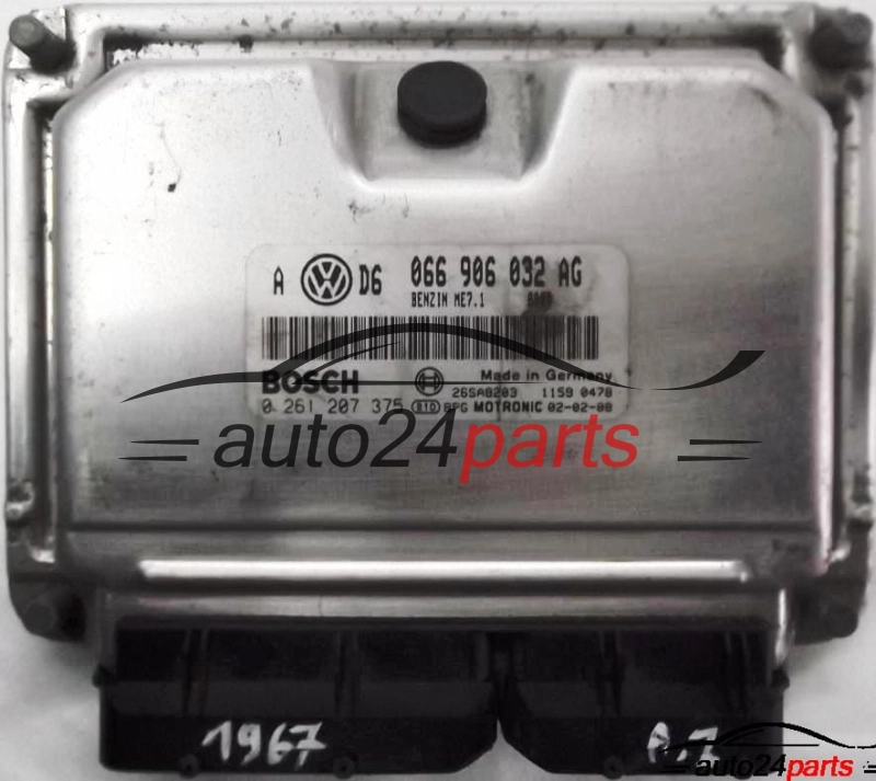 ΜΟΝΑΔΑ ΕΛΕΓΧΟΥ ΚΙΝΗΤΗΡΑ SEAT TOLEDO 2,3 V5 066906032AG, BOSCH 0261207375, 26SA8203 