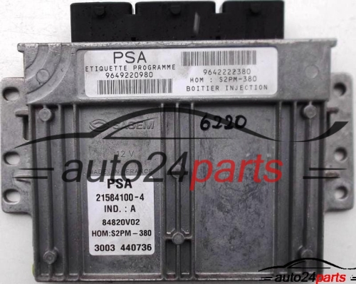  ECU ENGINE CONTROLLER CITROEN C3 1.4 21584100-4