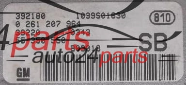 CENTRALINA DO MOTORE OPEL CORSA C 1.2 Z12XE BOSCH 0 261 207 964