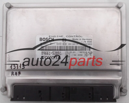 KOMPUTER STEROWNIK SILNIKA TOYOTA YARIS 1.4 D4D 1ND-TV BOSCH 0281011649