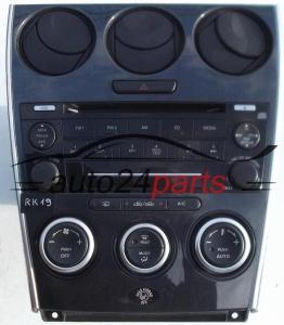 PANEL STEROWANIA RADIEM CD KLIMATRONIKIEM GR4B66DSX MAZDA 6 CQ-MM45701A / CQMM45701A / YEFM011759 / K6021 - RK19