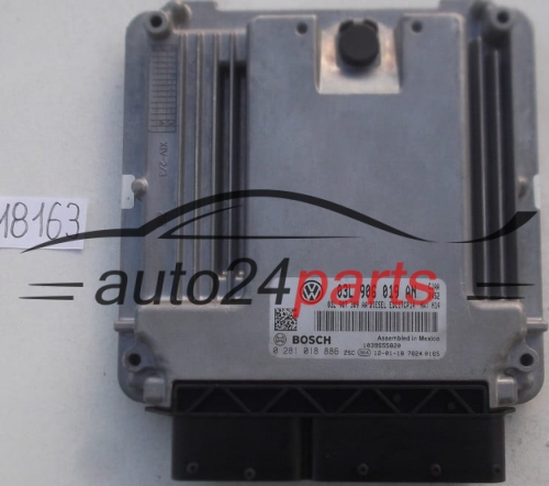 KOMPUTER STEROWNIK SILNIKA VW VOLKSWAGEN BEETLE 2.0 TDI BOSCH 0 281 018 886, 0281018886, 03L 906 019 AN